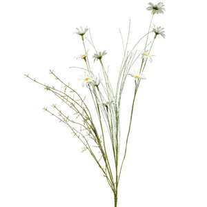 Искусственный букет Полевые цветы - Белые маргаритки 65 см Kaemingk фото 2