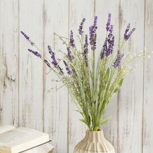 Искусственный букет Лаванда Королевский Пурпур 75 см (Kaemingk, Нидерланды). Артикул: 802213-1