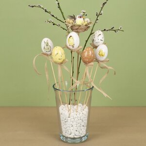 Пасхальные украшения Яйца на палочке Sweet Easter 6 см, 6 шт Kaemingk фото 2