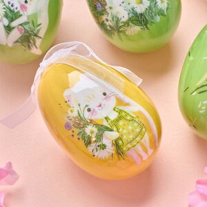 Пасхальные украшения Яйца Счастливая Пасха 8 см, 6 шт Kaemingk (Кейминг) фото 3