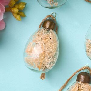 Пасхальные подвески Яйца - Dried Flower 5 см, 8 шт Kaemingk фото 3