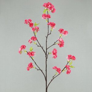 Искусственная ветка Цветущий Персик 100 см фуксия Kaemingk фото 1