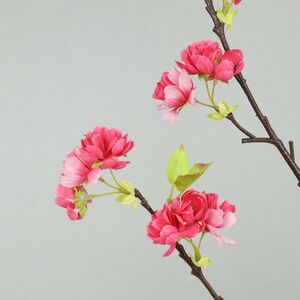 Искусственная ветка Цветущий Персик 100 см фуксия Kaemingk фото 3