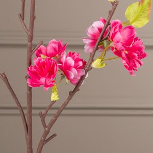 Искусственная ветка Цветущий Персик 100 см фуксия Kaemingk (Кейминг) фото 4