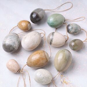 Пасхальные подвески Яйца - Holy Easter 4-6 см, 12 шт Kaemingk фото 5