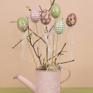 Пасхальные украшения Яйца на палочке Flower Easter 6 см, 6 шт Kaemingk фото 5