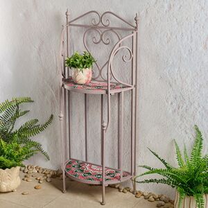 Металлический стеллаж для цветов Мелроуз 98*40 см