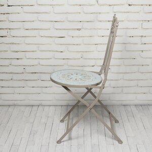 Складной стул с мозаикой Лионель 90*46*39 см, металл Kaemingk фото 3