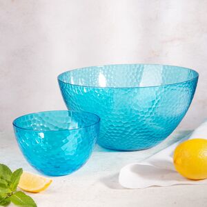 Пластиковый салатник Портофино голубой