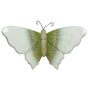 Подвесное садовое украшение Бабочка Джиа 25 см, керамика