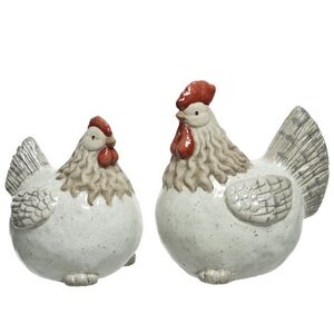 Набор садовых фигур Курочки Лесси и Несси 14 см, 2 шт Kaemingk фото 3