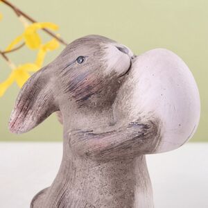 Керамическая садовая фигурка Пасхальный Кролик Данте 14 см Kaemingk (Кейминг) фото 2