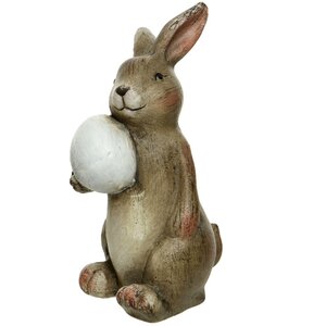 Керамическая садовая фигурка Пасхальный Кролик Люк 11 см Kaemingk фото 3