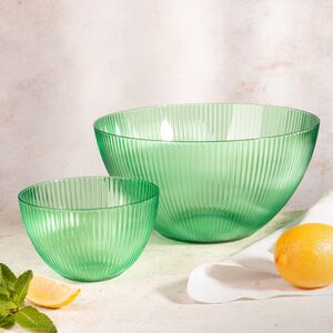 Пластиковый салатник Гранвиль зелёный