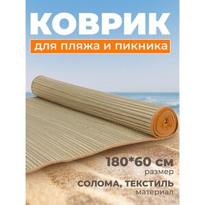 Пляжный коврик Delos 180*60 см оранжевый Koopman фото 2