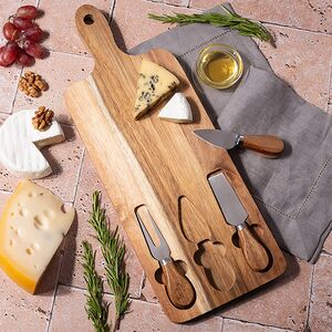Набор для сыра с доской и ножами Джеронимо 42*15 см
