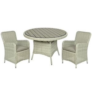 Комплект плетёной мебели Cambridge Royal: 2 кресла + 1 столик Kaemingk фото 4