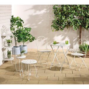Складной садовый столик с мозаикой Флорентин Тессера 70*60 см, металл Kaemingk фото 2