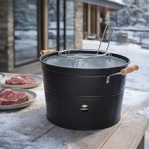 Мангал для барбекю Флэт Айрон 40*33 см черный Kaemingk фото 1