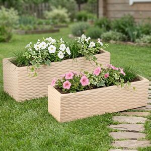 Набор декоративных кашпо Денсон 60-70 см, 2 шт