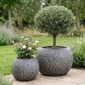Набор декоративных кашпо Кальватоне 30-38 см, 2 шт