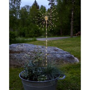 Садовый светильник Фейерверк 100*36 см, 152 теплые белые LED, контроллер+таймер, на батарейках, IP44 Star Trading (Стар Трэйдинг) фото 3