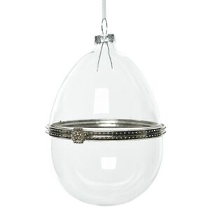 Подвесное украшение Яйцо - шкатулка Пасхальное Чудо 11 см (Kaemingk, Нидерланды). Артикул: 865718