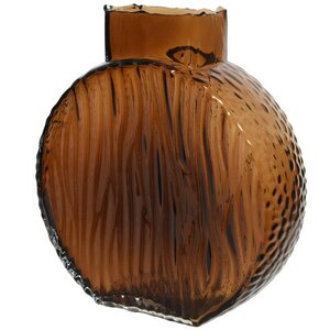 Стеклянная ваза Luciana Amber 21 см (Kaemingk, Нидерланды). Артикул: 868383