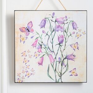 Деревянное панно Прованс - Озорные Колокольчики 24*24 см