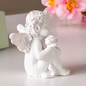 Декоративная фигурка Ангелочек Натаниэль с розой 7 см Breitner (Брайтнер) фото 2