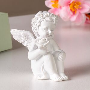 Декоративная фигурка Ангелочек Натаниэль с розой 7 см Breitner (Брайтнер) фото 4