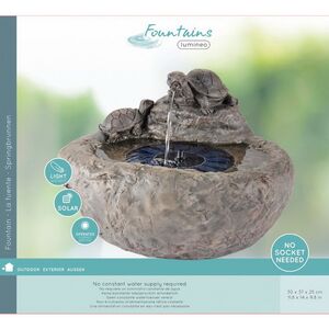 Декоративный фонтан Корнелиус 37*30 см на солнечной батарее Kaemingk фото 3