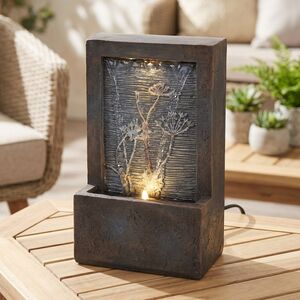 Декоративный фонтан Пронтера 23*15 см с LED подсветкой
