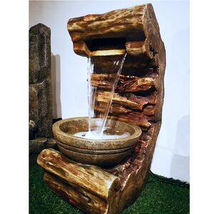 Садовый фонтан Голдштейн 80 см с LED подсветкой Winter Deco фото 6