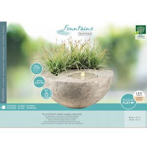 Декоративный фонтан Рэдклифф 66 см песочный, с LED подсветкой Kaemingk фото 6