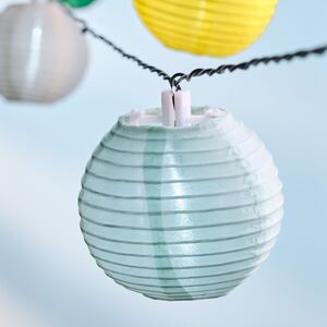 Гирлянда на солнечной батарее Spring Vibes 4.5 м, 8 разноцветных ламп с холодными белыми LED, черный ПВХ, IP44 Kaemingk (Кейминг) фото 3