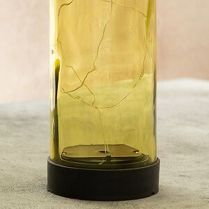 Садовый светильник - бутылка Solar Firefly на солнечной батарее 31 см, 10 теплых белых LED ламп, оливковый IP44 Kaemingk фото 5