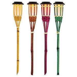 Набор фонарей на солнечной батарее Solar Costa Rica 54 см, 4 шт, с эффектом живого пламени, IP44 Kaemingk фото 2