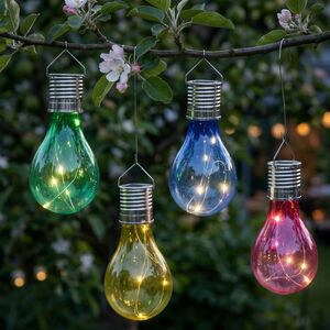 Подвесной светильник на солнечной батарее Лампочка Solar Colors 14 см с теплыми белыми LED, IP44