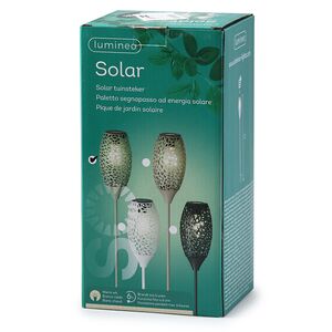 Садовый фонарь на солнечной батарее Solar Drop 94*11 см, зеленый, IP44 Kaemingk (Кейминг) фото 6