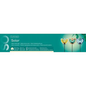 Набор садовых светильников на солнечной батарее Solar Fairyland 75*12 см, 3 шт, IP44 Kaemingk фото 7
