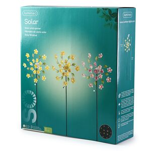 Садовый светильник на солнечной батарее Solar - Daisy Orange 119 см, с вращением, IP44 Kaemingk (Кейминг) фото 5