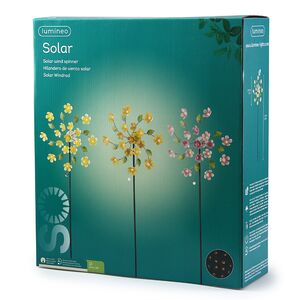 Садовый светильник на солнечной батарее Solar - Daisy Yellow 119 см, с вращением, IP44 Kaemingk (Кейминг) фото 5