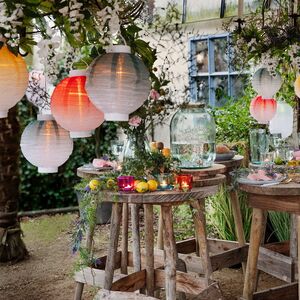 Китайский фонарик на солнечной батарее Solar Porcelana 23*20 см, с эффектом живого пламени, IP44 Kaemingk фото 5