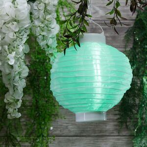 Китайский фонарик на солнечной батарее Solar Verano 23*20 см, цветные RGB LED с эффектом живого пламени, IP44 Kaemingk фото 3