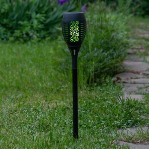Садовый фонарь на солнечной батарее Solar Samoa 49*10 см, RGB LED с эффектом живого пламени, IP44 Kaemingk (Кейминг) фото 2