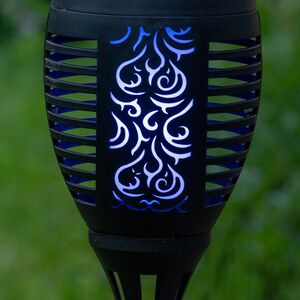 Садовый фонарь на солнечной батарее Solar Samoa 49*10 см, RGB LED с эффектом живого пламени, IP44 Kaemingk (Кейминг) фото 3