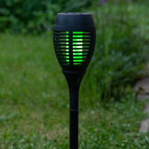 Садовый фонарь на солнечной батарее Solar Samoa 49*10 см, RGB LED с эффектом живого пламени, IP44 Kaemingk (Кейминг) фото 5