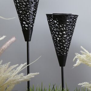 Садовый фонарь на солнечной батарее Solar Mirra Black 93 см, IP44 Kaemingk фото 3