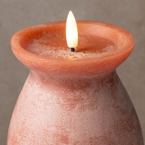 Светодиодная свеча с имитацией пламени Pieta: Bandini Terra 16 см на батарейках Kaemingk фото 2